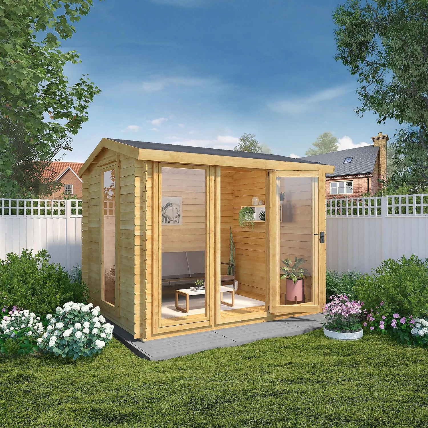 Mercia 3 X 2.5m 19mm Log Cabin - Image 2