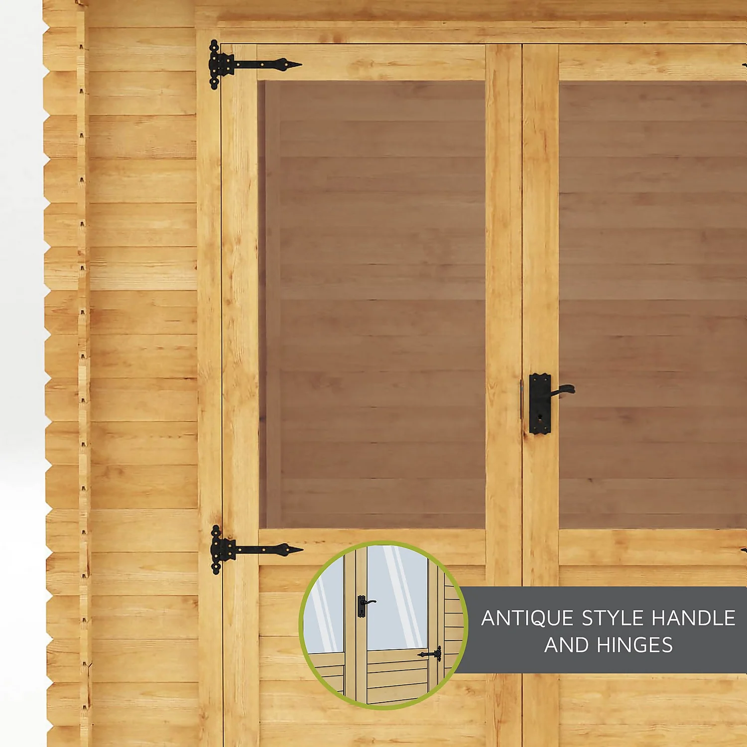 Mercia 3 X 2.5m 19mm Log Cabin - Image 6