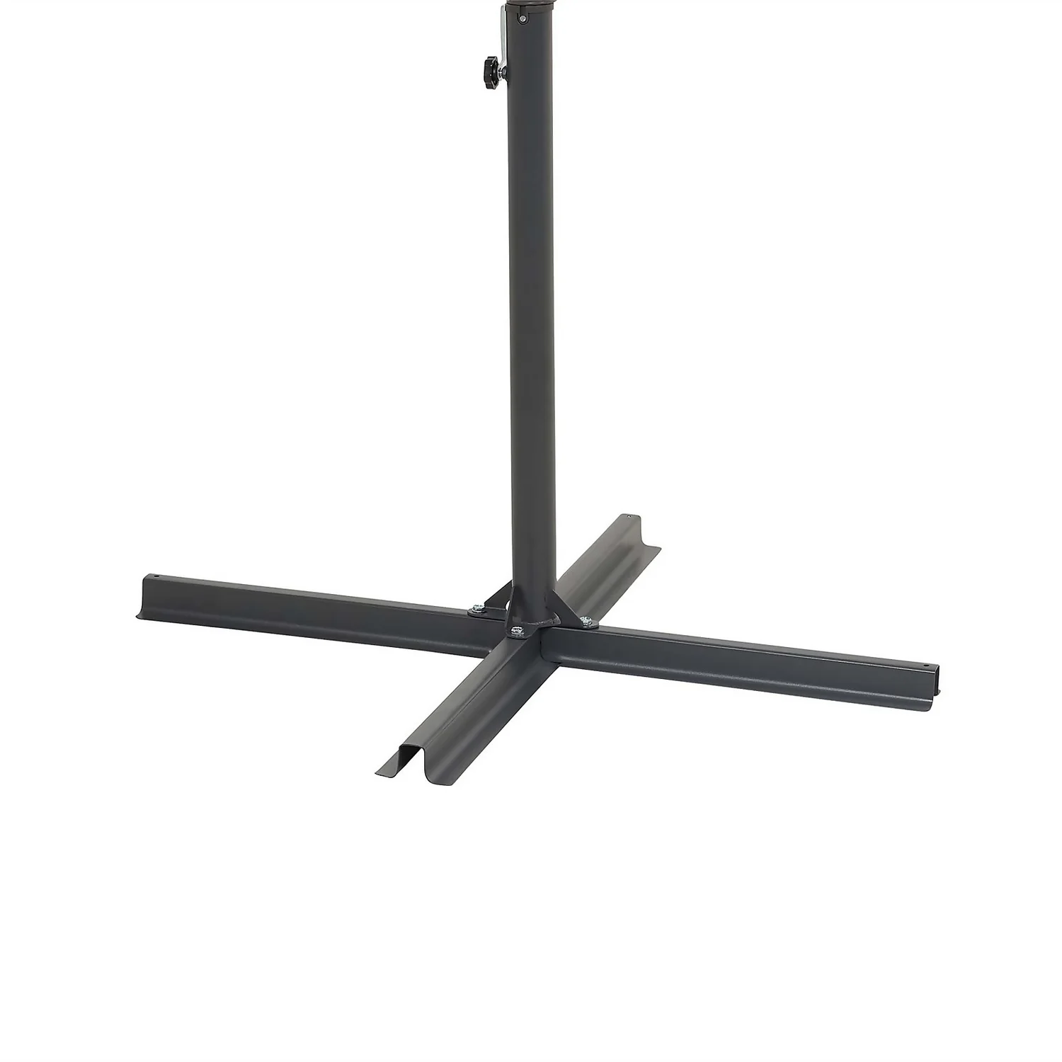 None 3m Overhanging Parasol - Light Grey - Image 3