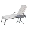 Rowly Sunlounger & Side Table