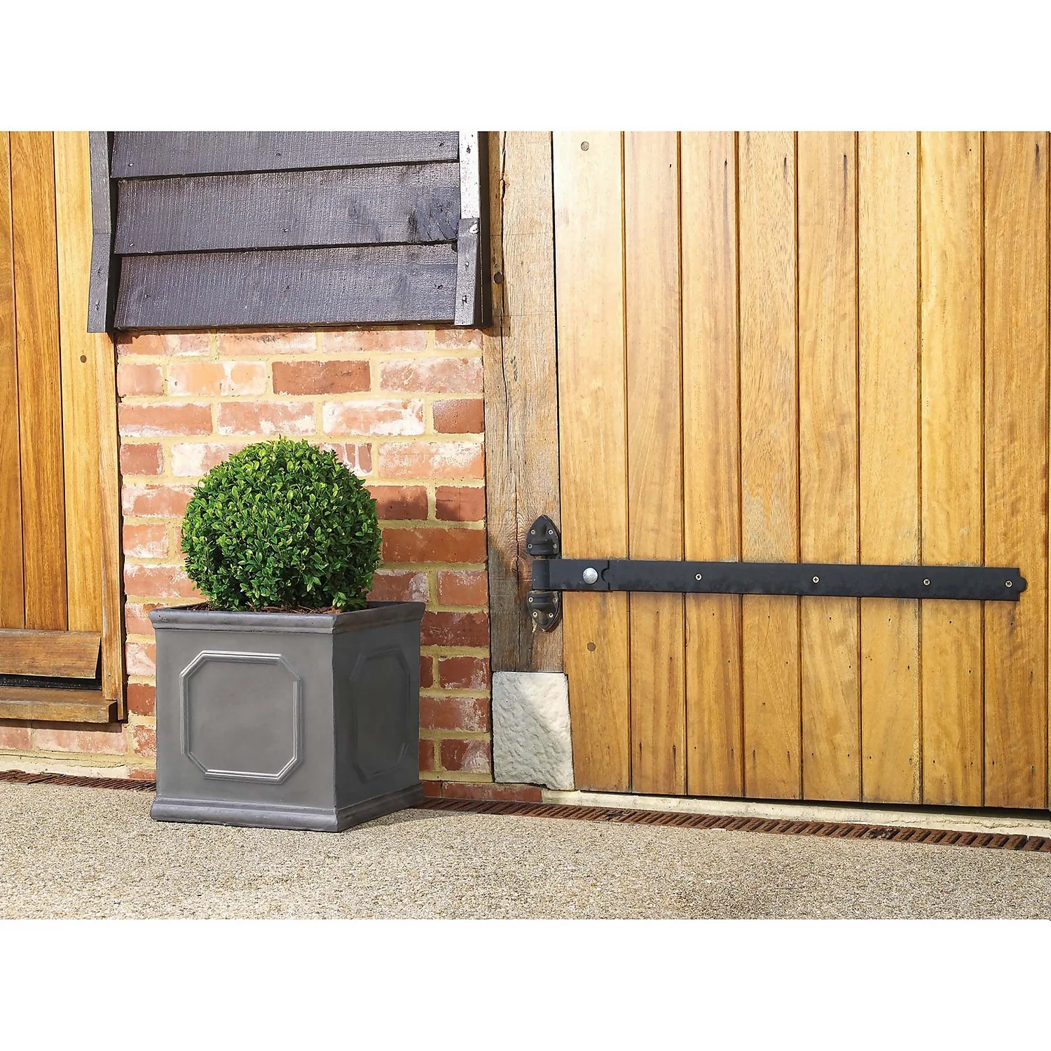 Mayfair Lead Cube Planter - 27cm - Image 2