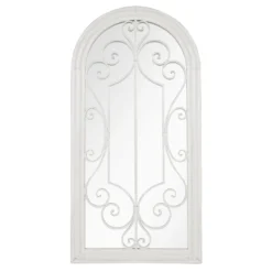 Scrolled Arch Garden Mirror