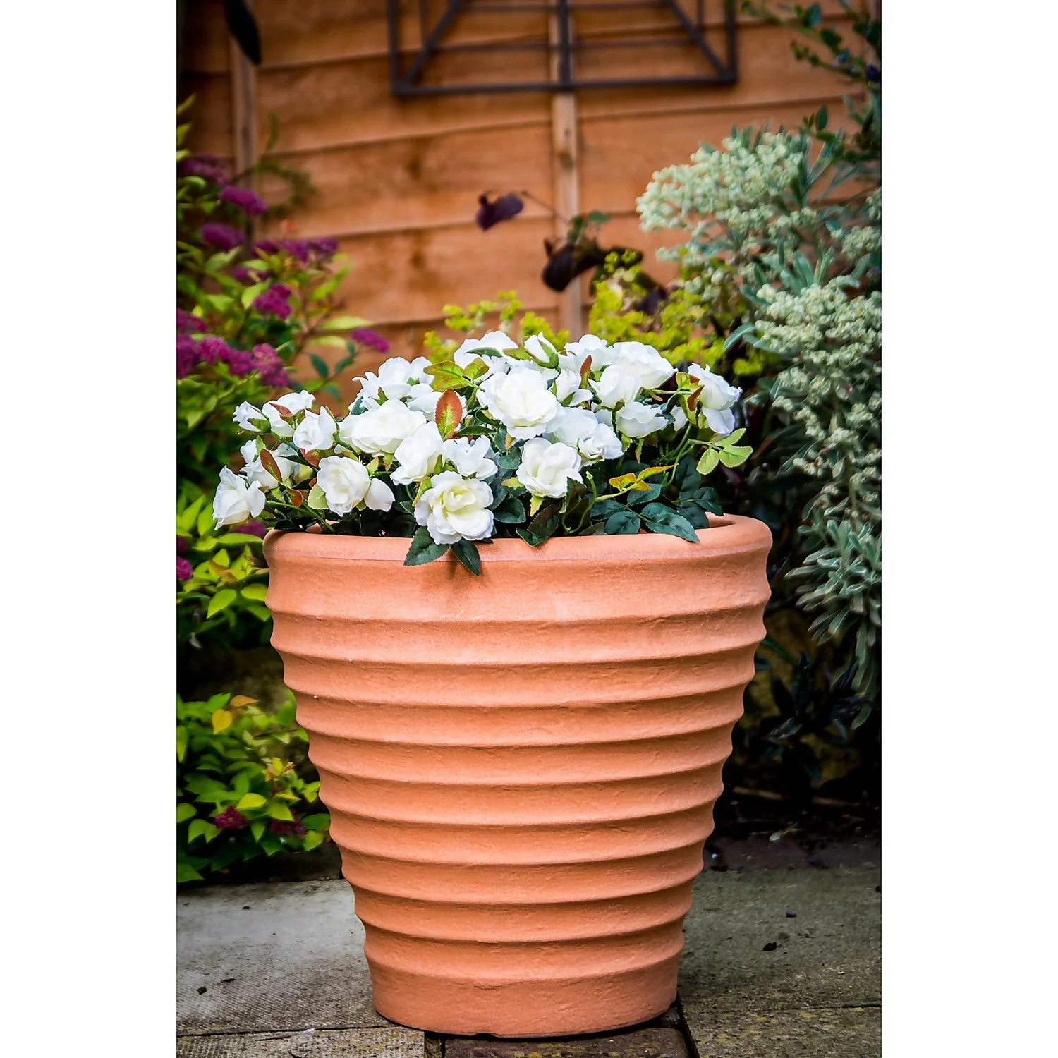 Moroccan Garden Planter Terracotta 43cm - Image 4