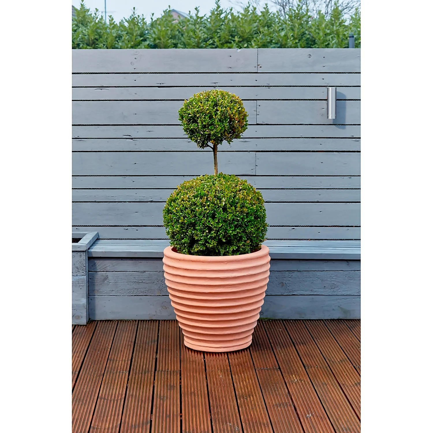 Moroccan Garden Planter Terracotta 43cm - Image 3