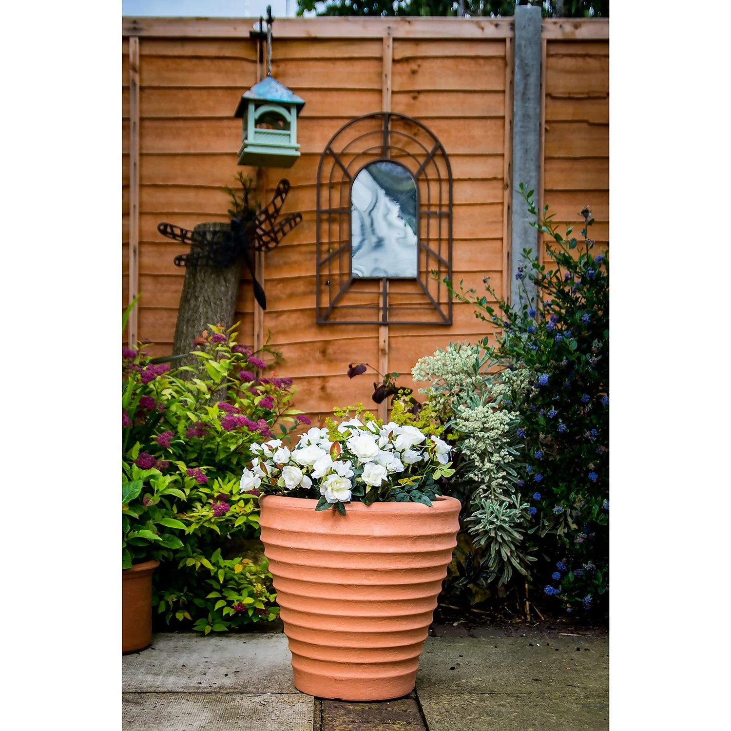 Moroccan Garden Planter Terracotta 43cm - Image 2