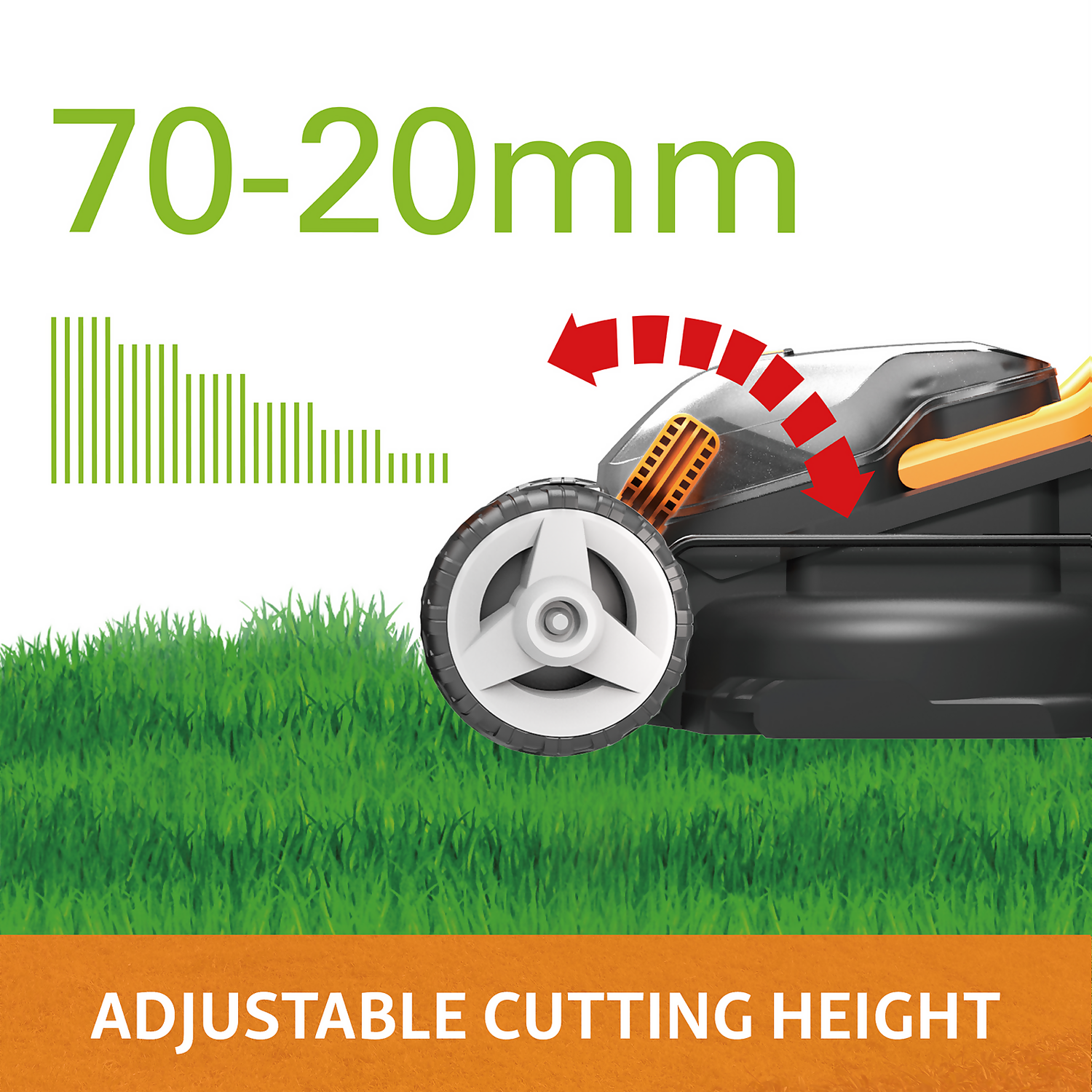 WORX 40V WG927E Cordless Lawn Mower & Trimmer Twin Pack - 34cm - Image 7