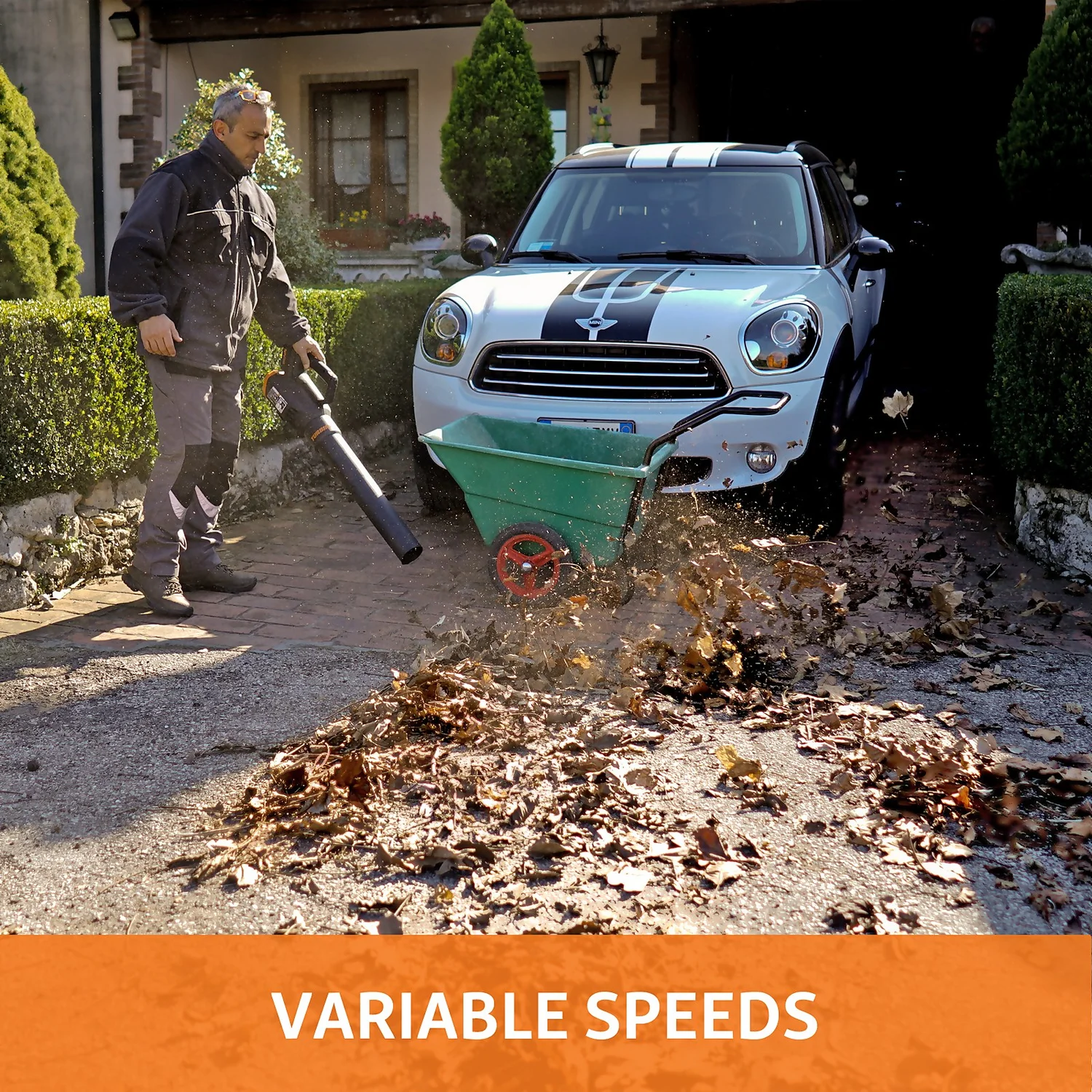 Worx WG547E Turbine 20V 2.0Ah Cordless Garden Blower - Image 6