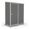 Absco 5 X 3ft Space Saver Metal Pent Shed - Grey