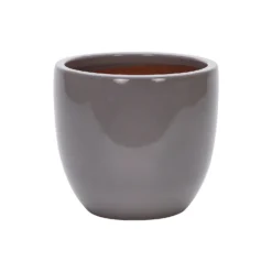Glazed Grey Heritage Egg Pot - 21cm