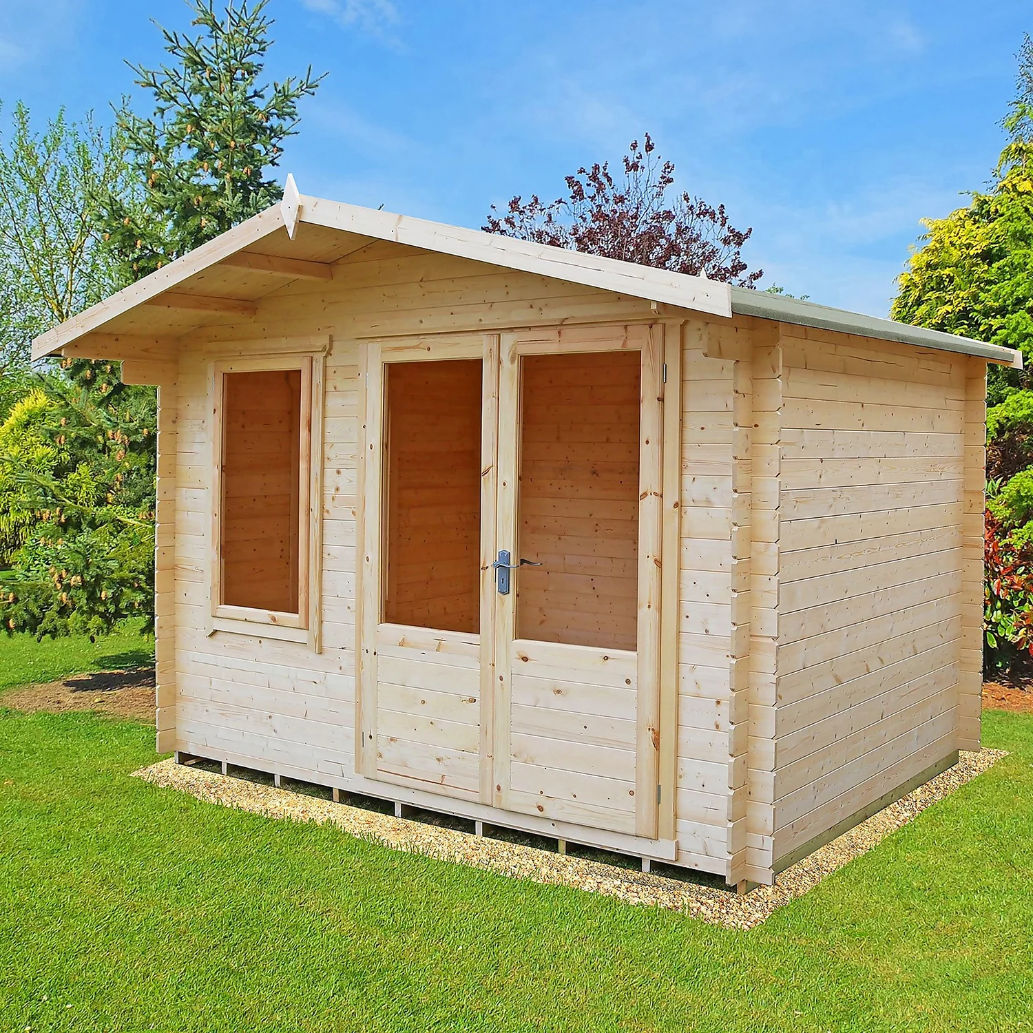 Shire 11 X 10ft Berryfield Log Cabin - Including Installation - Image 2
