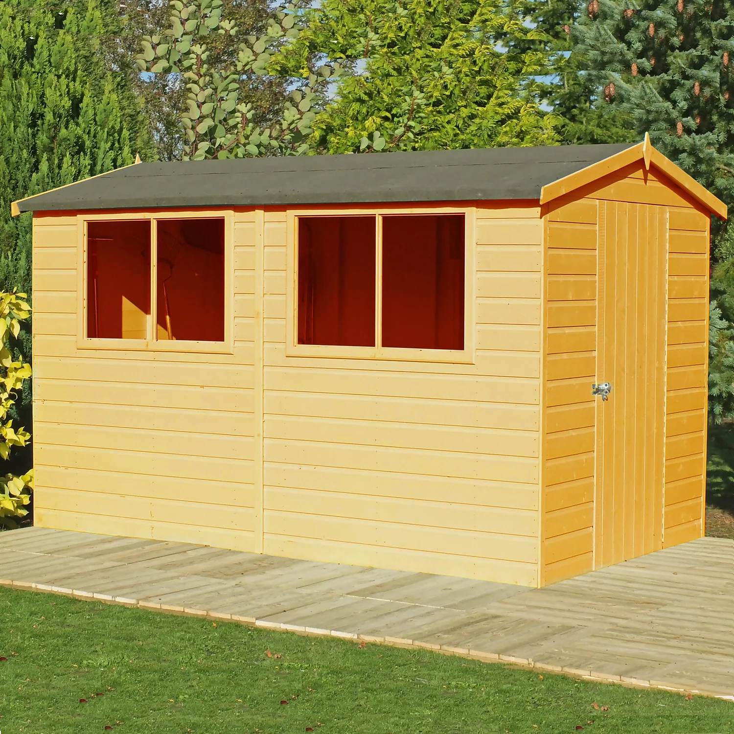 Shire 12 X 8ft Lewis Garden Shed - Image 2