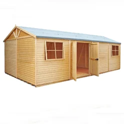 Shire 12 X 24ft Mammoth Double Door Garden Shed
