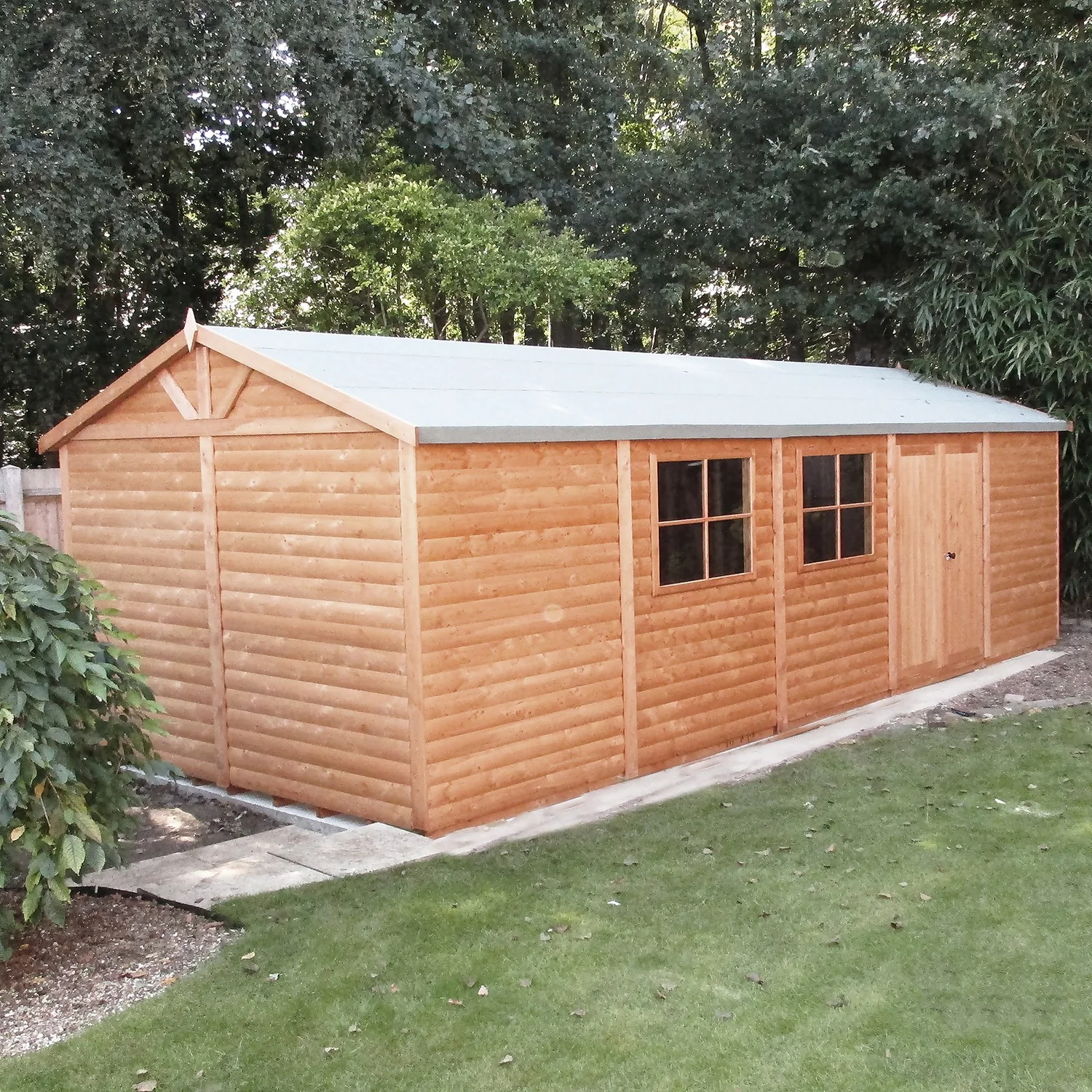 Shire 12 X 30ft Mammoth Double Door Garden Shed - Including Installation - Image 2