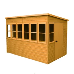 Shire 10 X 8ft Sun Pent Shed - Including Installation