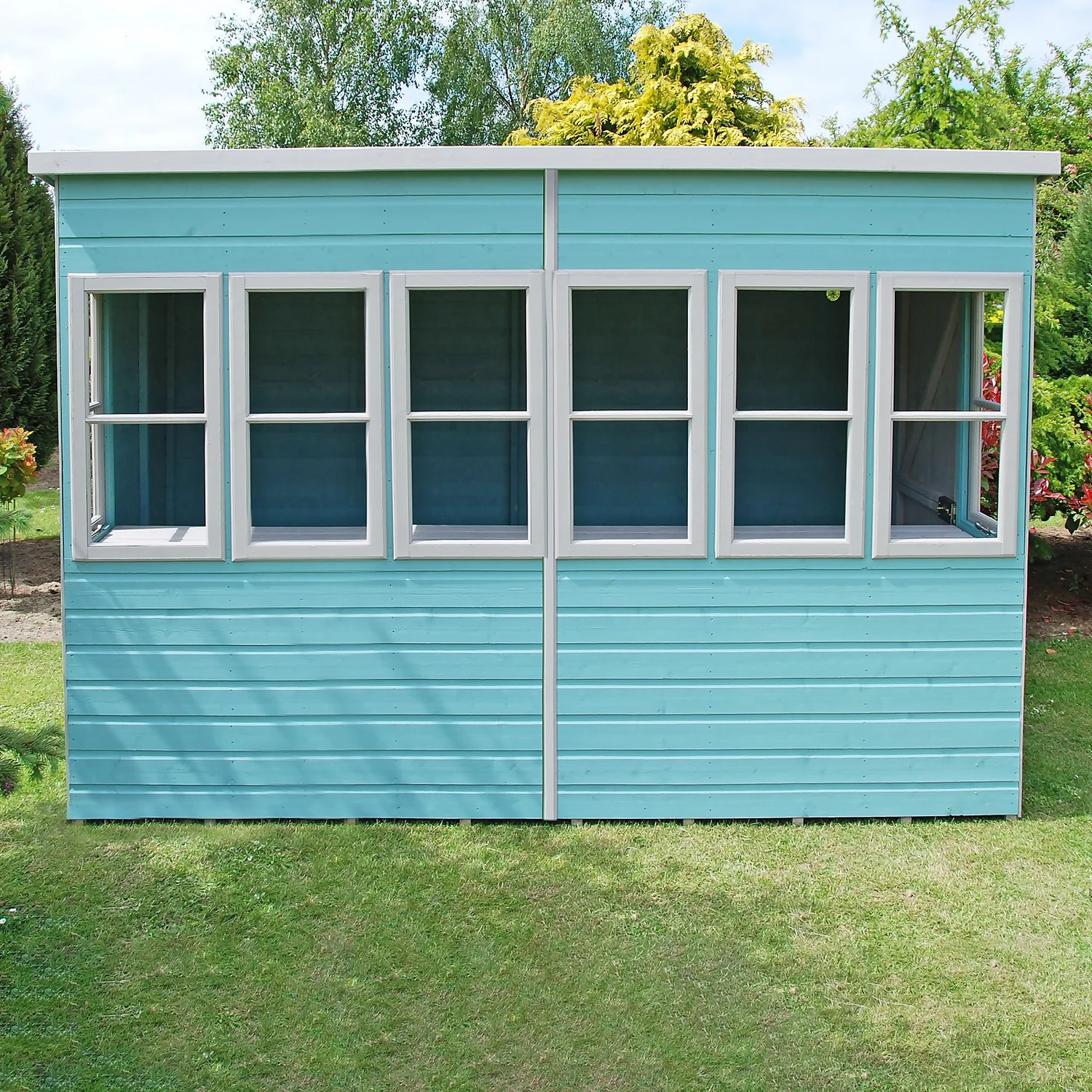 Shire 10 X 8ft Sun Pent Shed - Image 8
