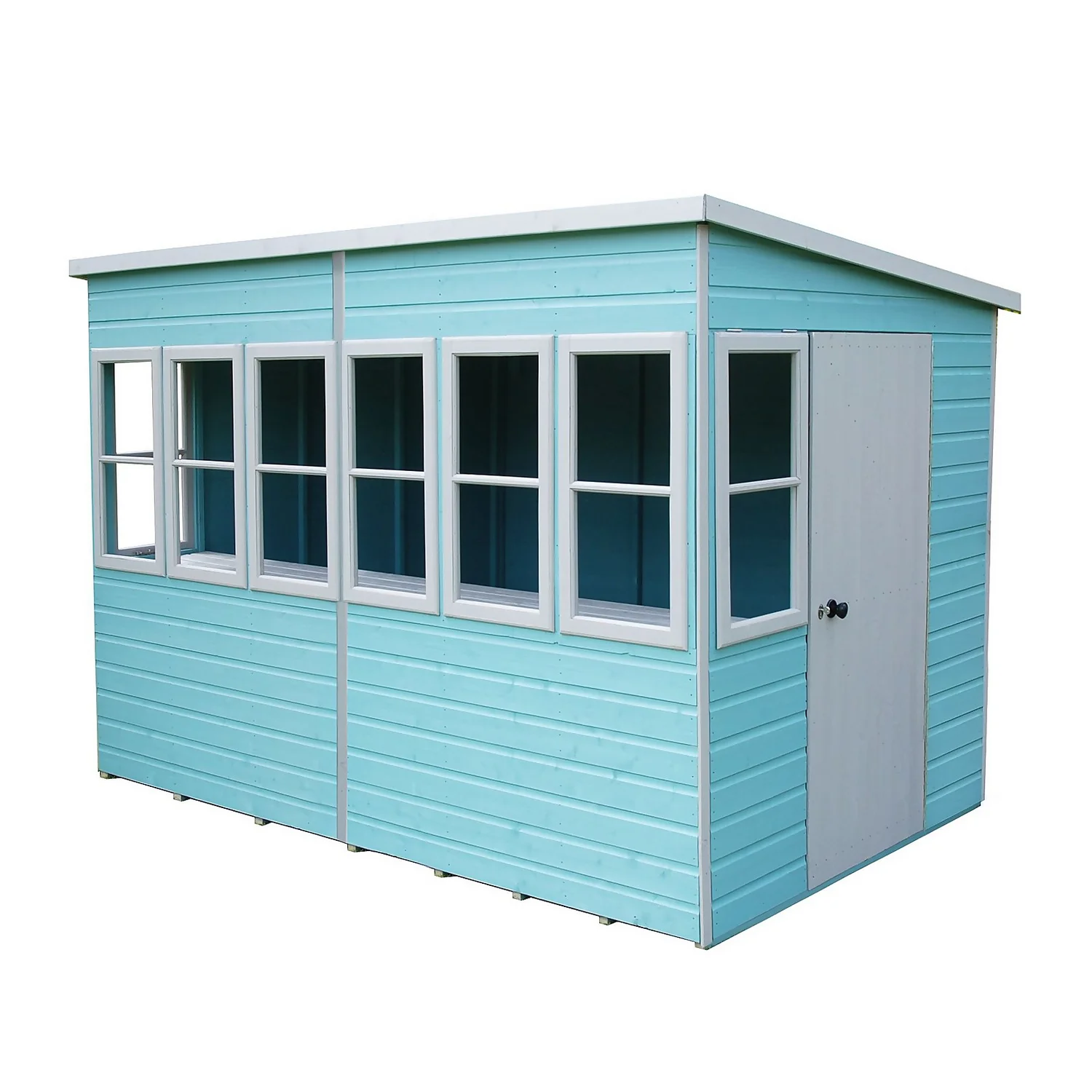 Shire 10 X 8ft Sun Pent Shed - Image 9