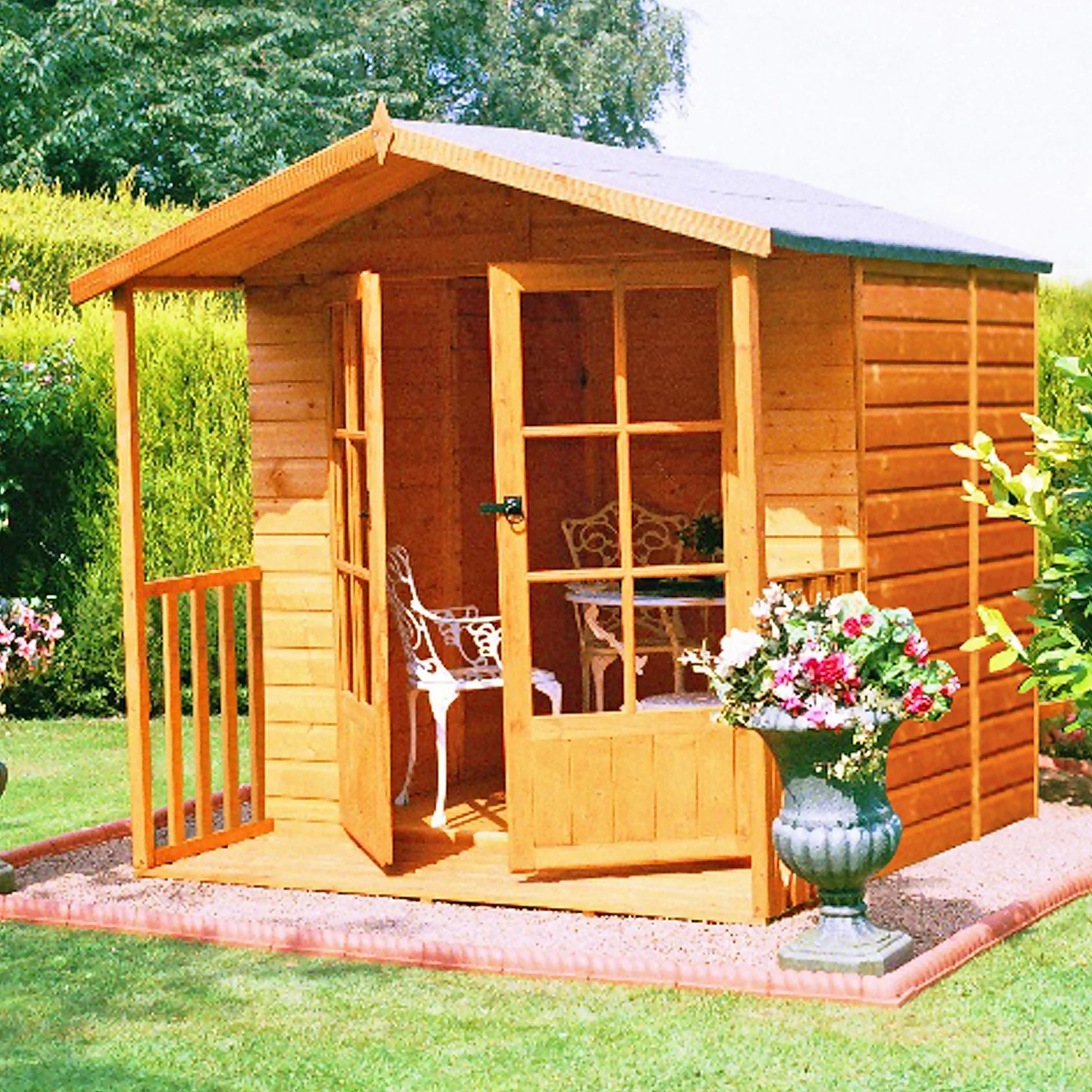 Shire 7x7ft Alnwick Summerhouse - Image 2