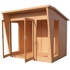 Shire 8 X 6ft Highclere Double Door Summerhouse - Including Installation
