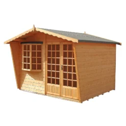 Shire 10 X 6ft Sandringham Double Door Summerhouse - Including Installation