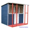 Shire 6 X 6ft Kids Jailhouse Wooden Playhouse - Including Installation