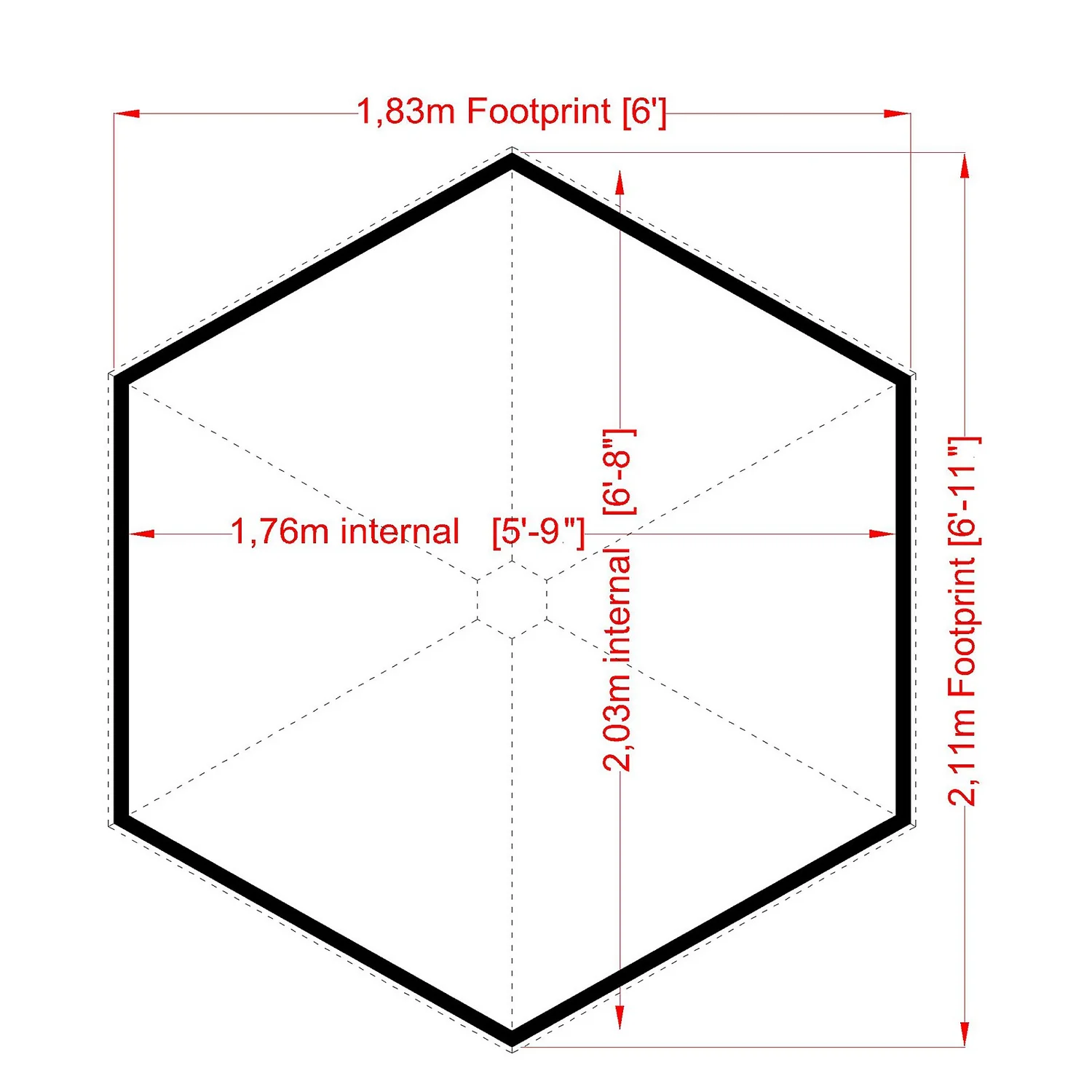 Shire 7 X 6ft Wigwam Kids Wooden Playhouse - Image 4