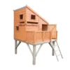 Shire 6x4ft Command Post Wooden Playhouse With Platform - Including Installation