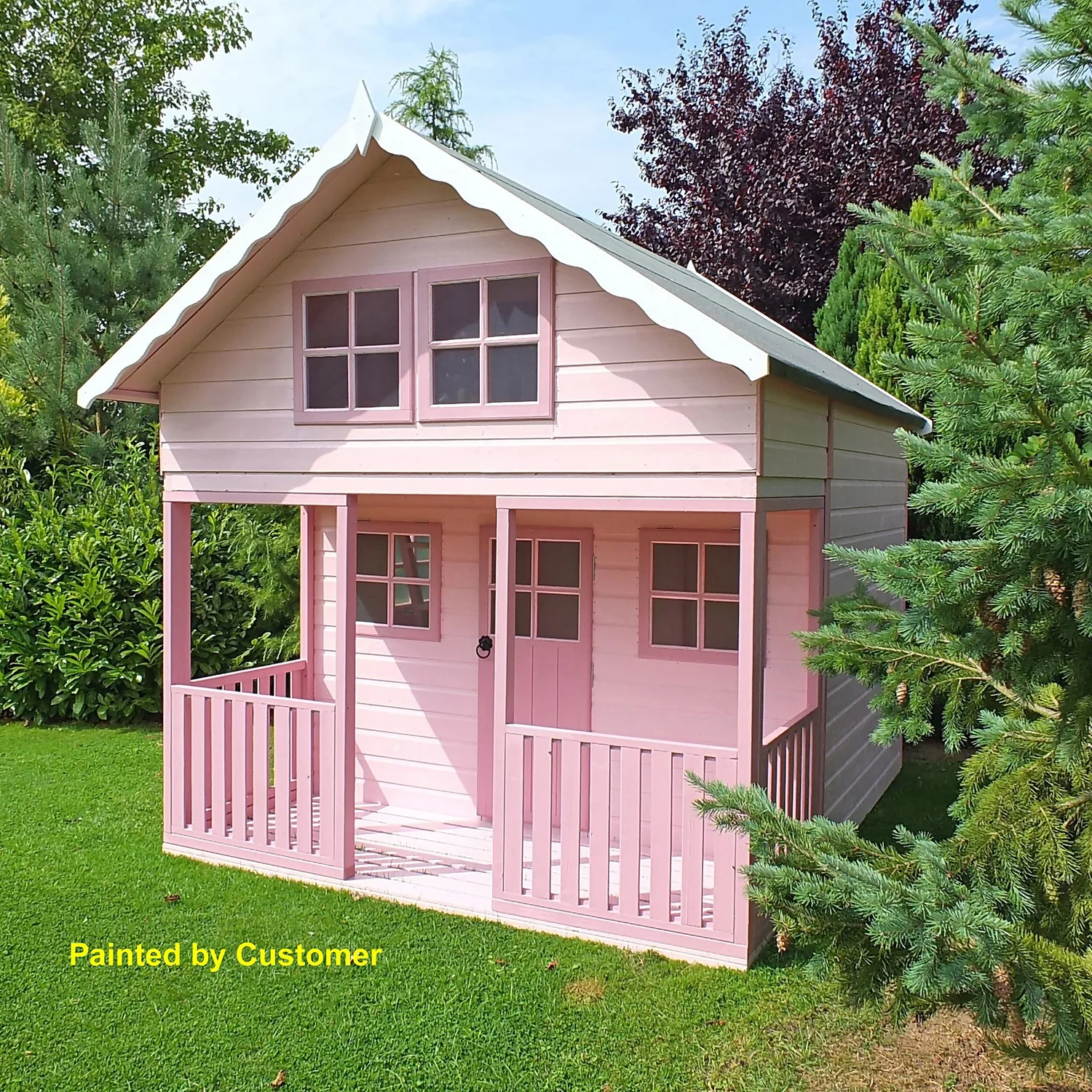 Shire 8 X 10ft Lodge Kids Wooden Playhouse - Image 7
