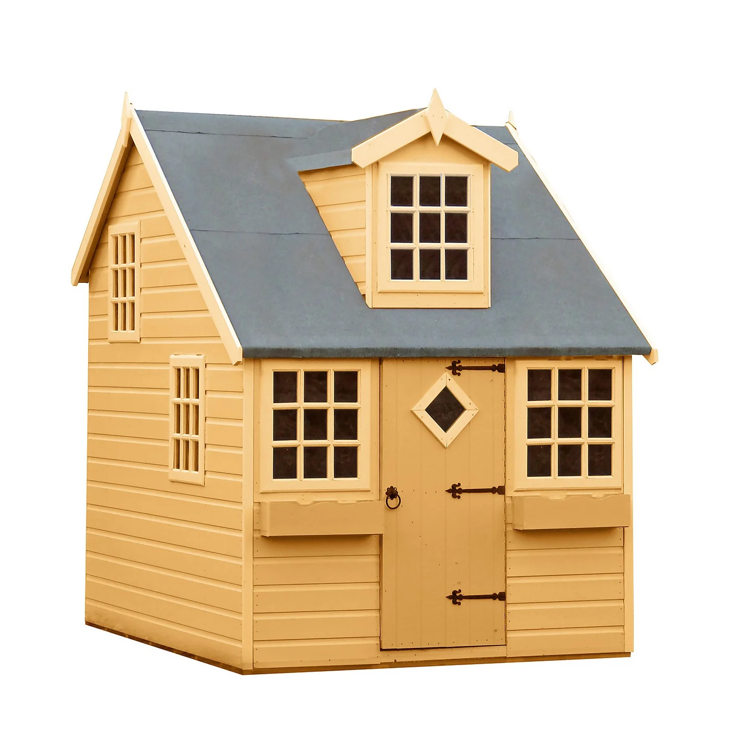 Shire 5 X 7ft Cottage Kids Wooden Playhouse