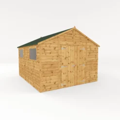 Mercia 12ft X 10ft Premium Shiplap Modular Workshop Shed - Including Installation