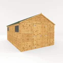 Mercia 16ft X 10ft Premium Shiplap Modular Workshop Shed - Including Installation