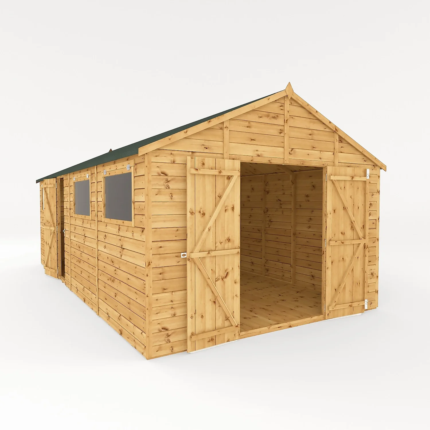 Mercia 20ft X 10ft Premium Shiplap Modular Workshop Shed - Image 10