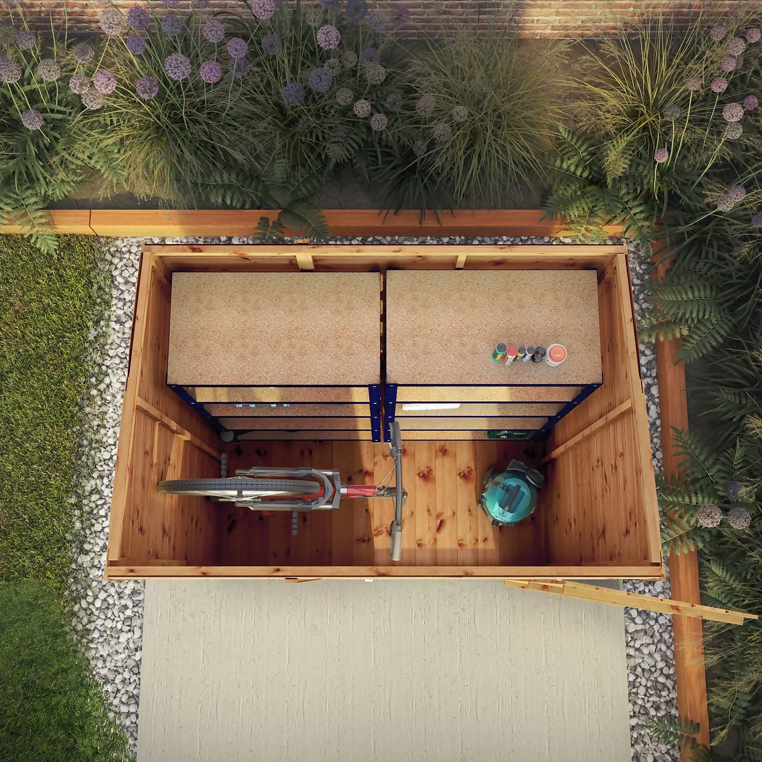 Mercia 6ft X 4ft Premium Shiplap Pent Shed - Including Installation - Image 10