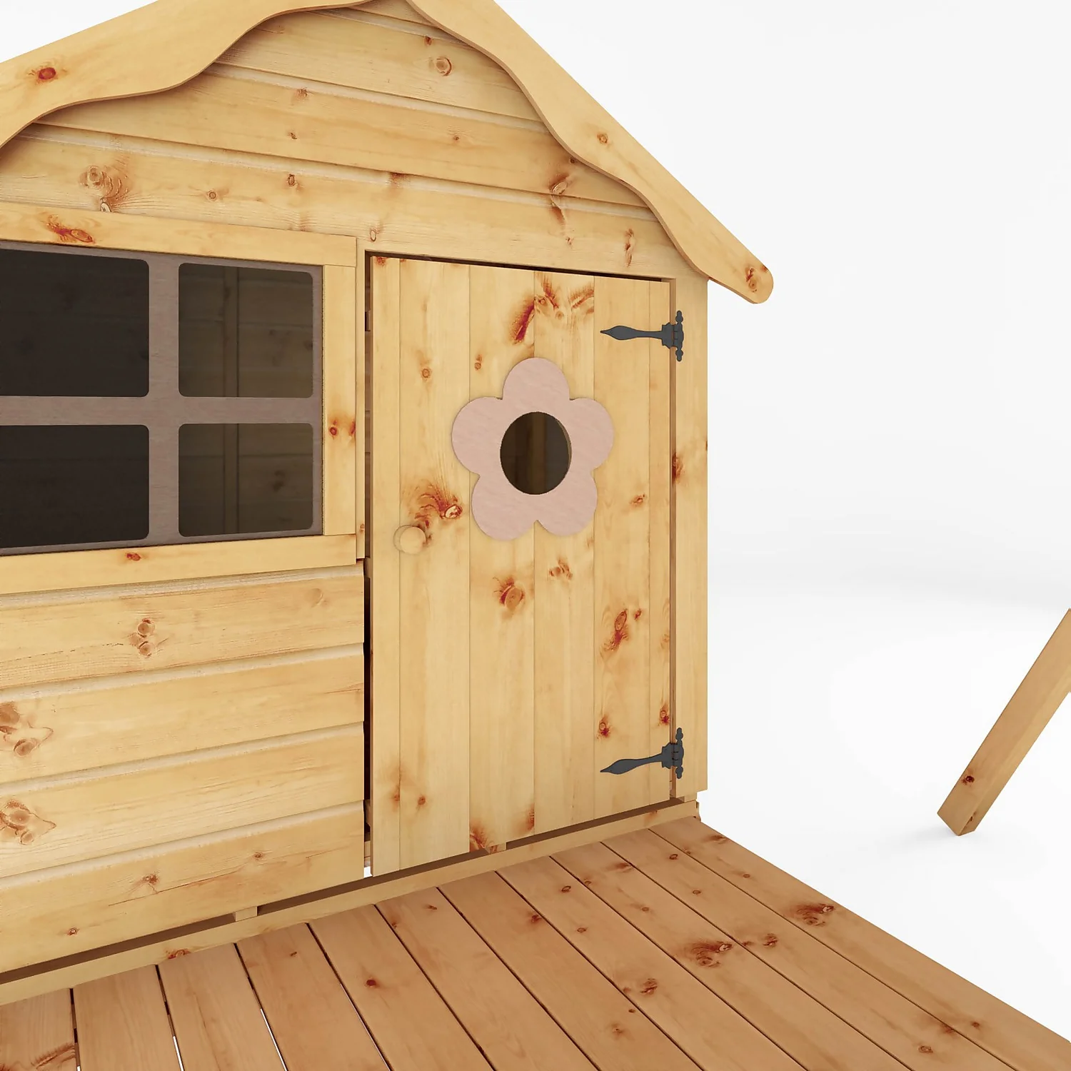 Mercia 4ft X 4ft Snug Wooden Playhouse With Tower - Installation Included - Image 4