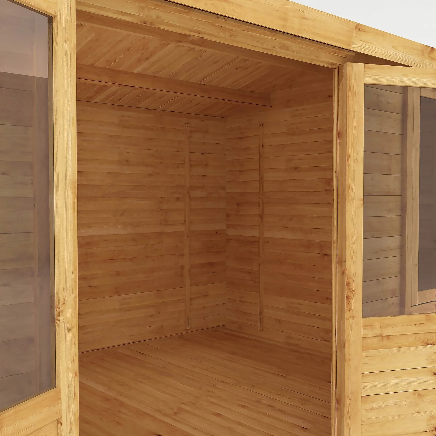 Mercia 4m X 3m Home Office Log Cabin 44mm - Image 4