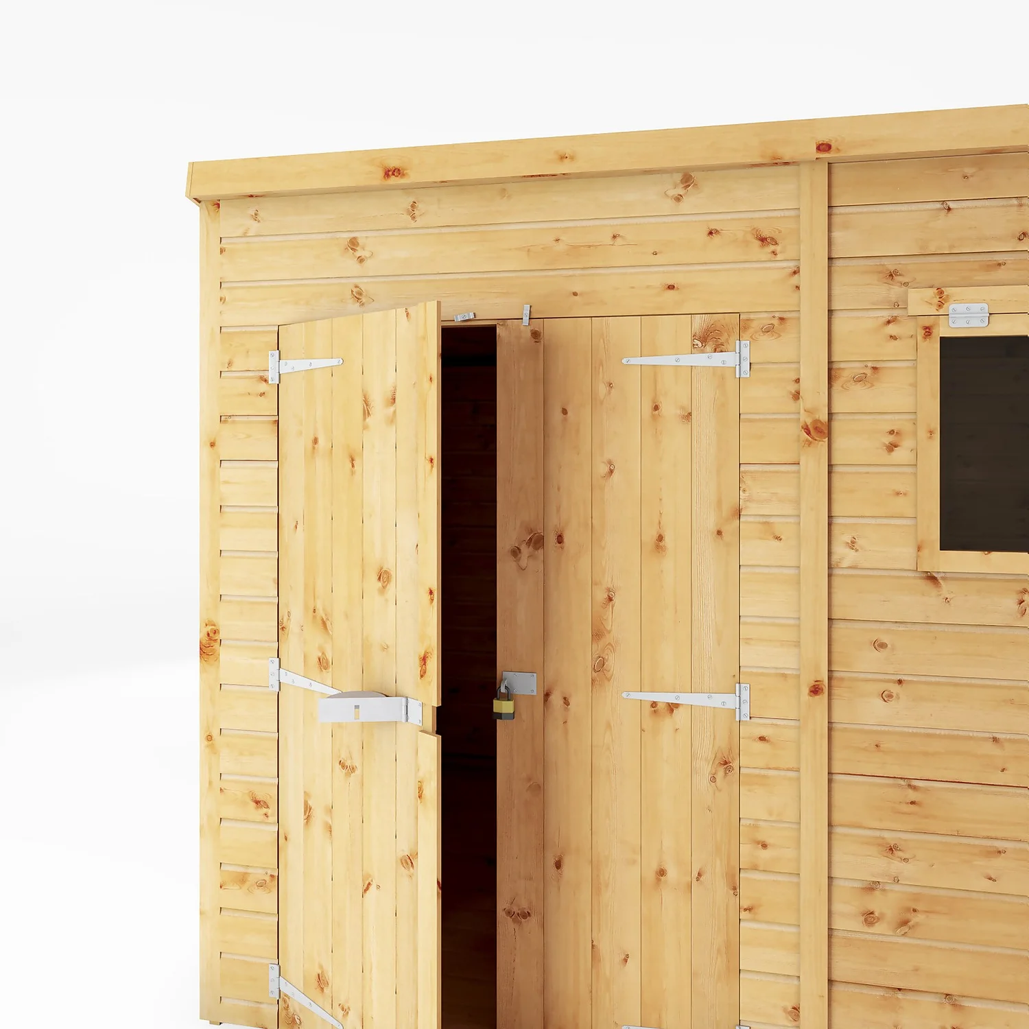 Mercia 10ft X 8ft Premium Shiplap Pent Shed - Image 3