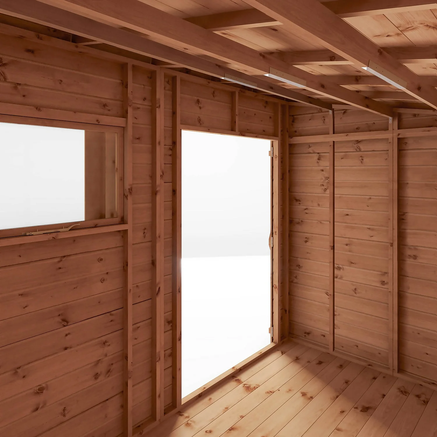 Mercia 10ft X 8ft Premium Shiplap Pent Shed - Image 4