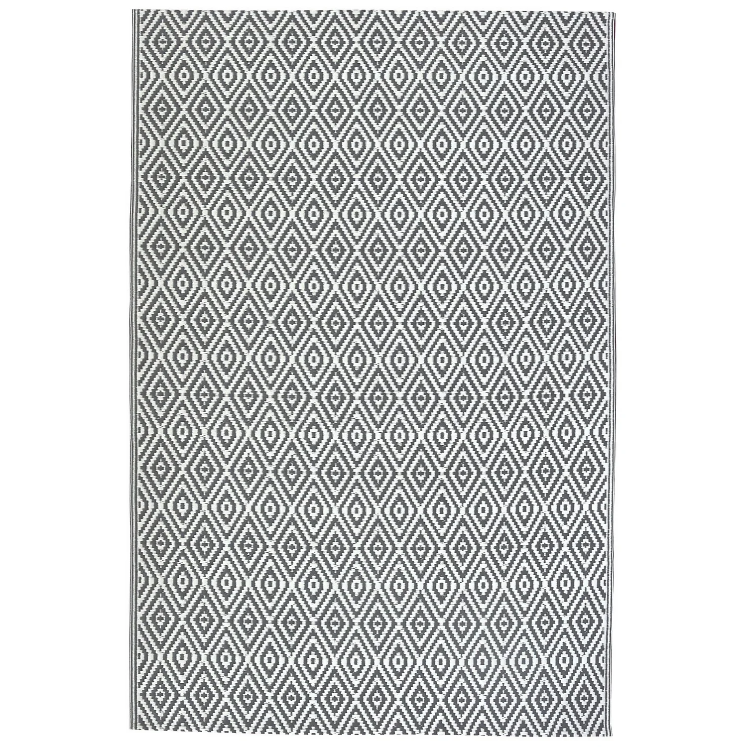 Homebase Outdoor Rug - Grey 120x180cm