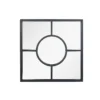 Black Square Garden Mirror