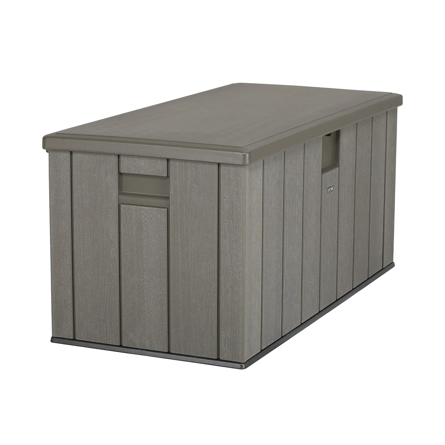 LIFETIME 568L Outdoor Storage Deck Box - Rough-Cut Brown - Image 7