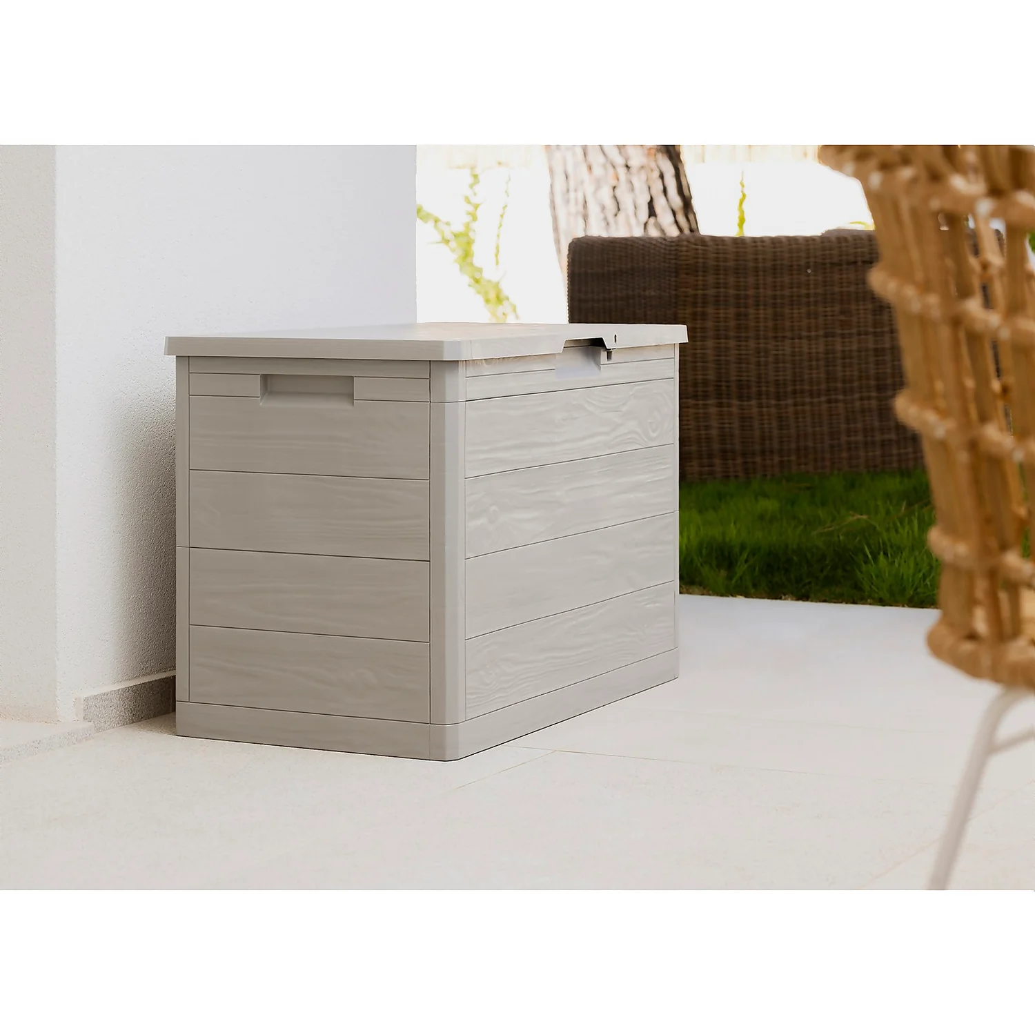 Toomax Garden Storage Box 160L - Warm Grey - Image 9