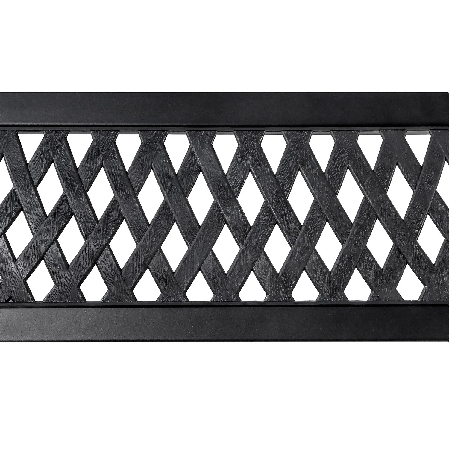 Black Steel Garden Bench - Image 4
