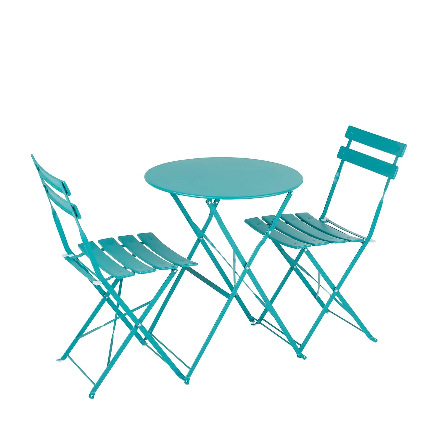 Millie Metal Bistro Set - Green - Image 2