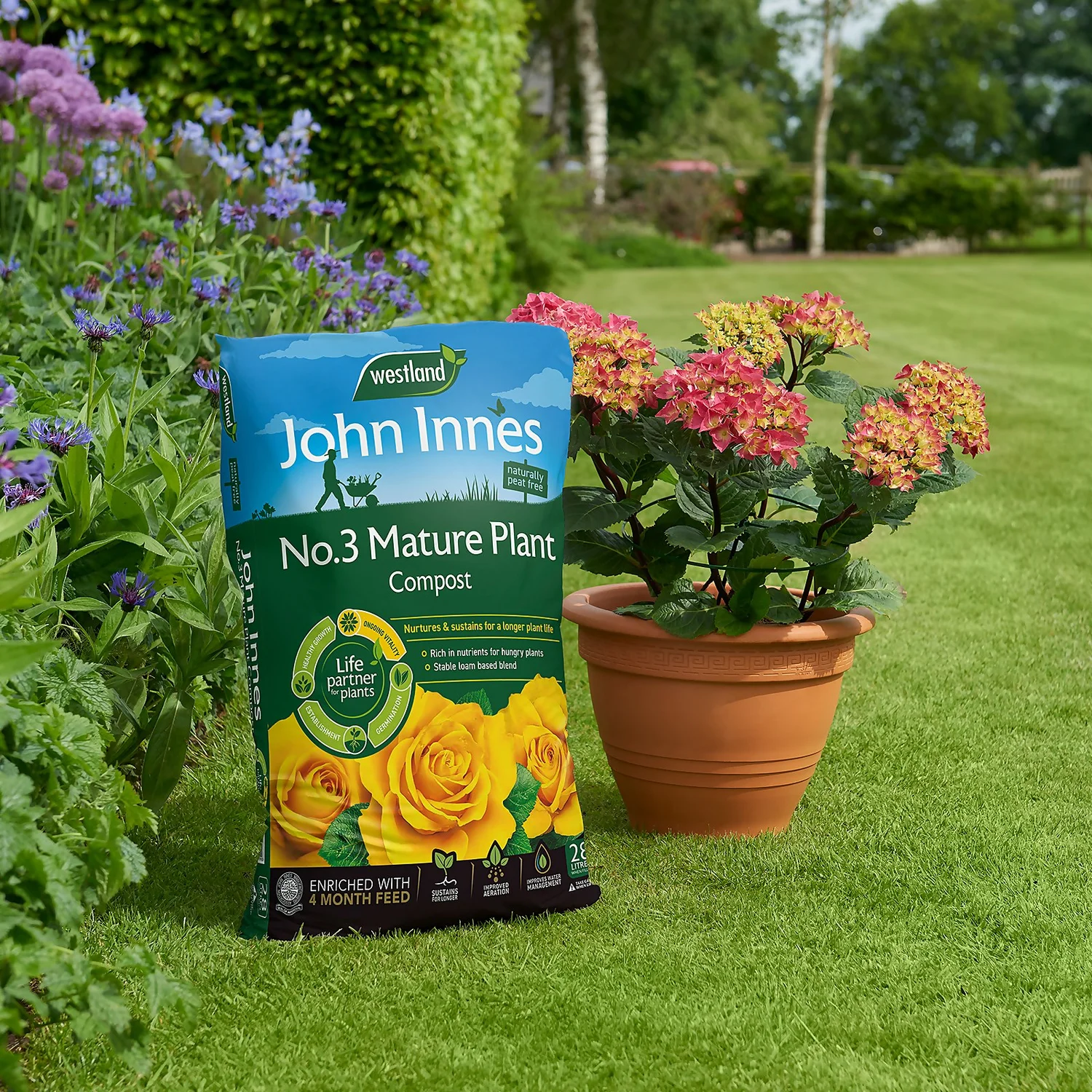 Westland John Innes Peat Free No.3 Mature Plant Compost 28L - Image 2